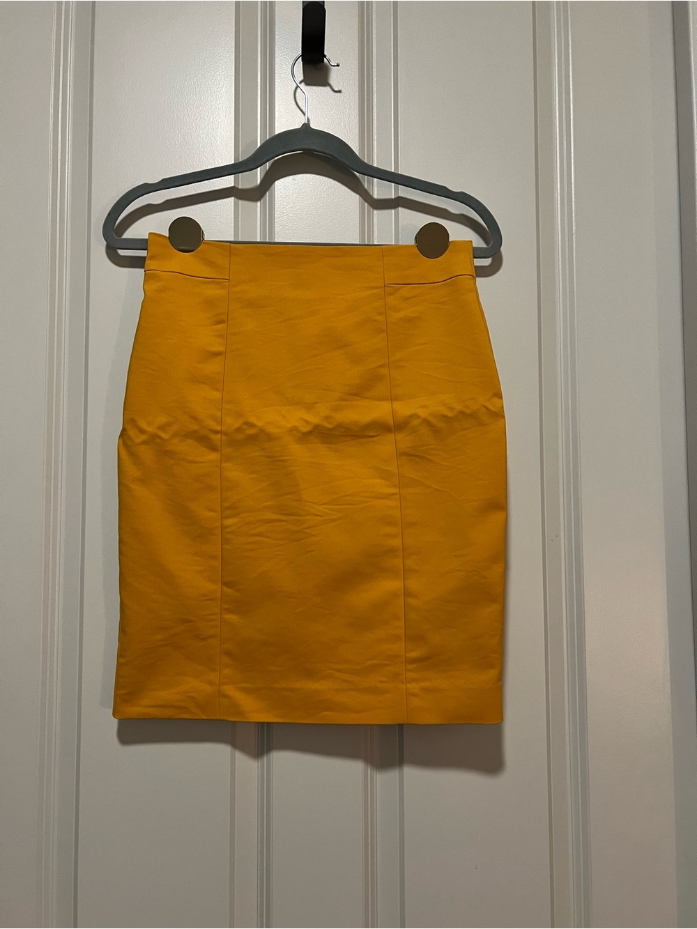 H&M Yellow Pencil Skirt